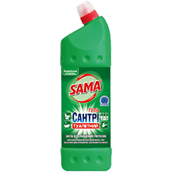 Means for cleaning toilet bowls TM "SAMA" "Santri" Alpine freshness 1000 ml.