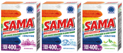 Порошок для стирки ТМ "SAMA" 2,4 к