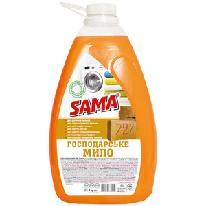 Рідке господарське мило ТМ "SAMA" 4,0 кг.